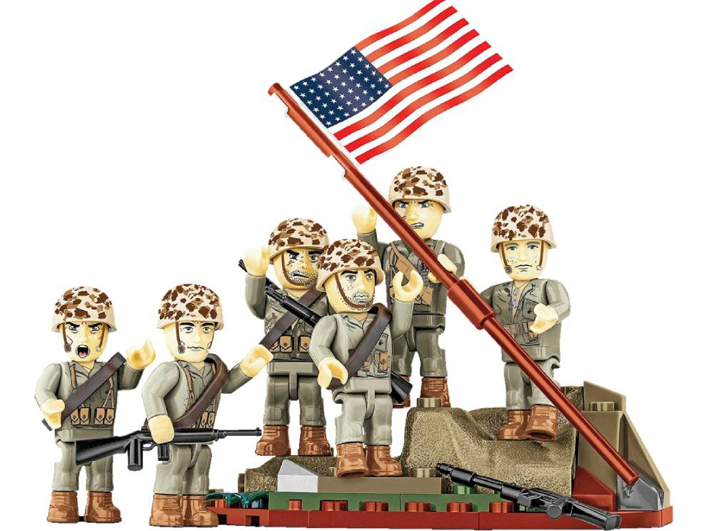 Set COBI kocke Iwo Jima 1945 figurice vojnika (2059)